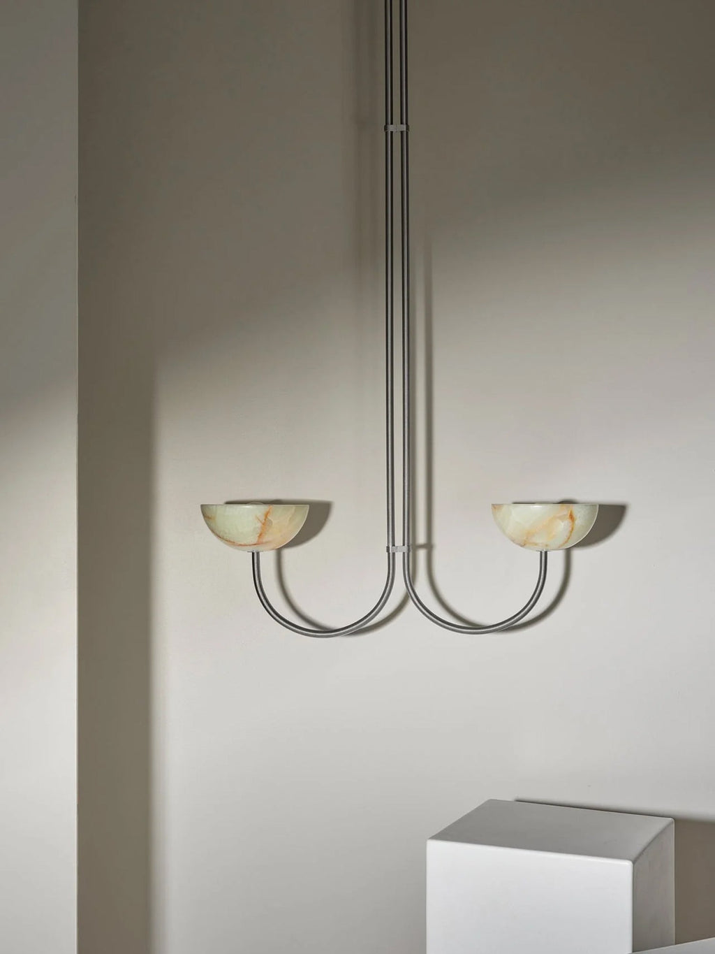 Lunaris Duo Alabaster Pendant Lamp