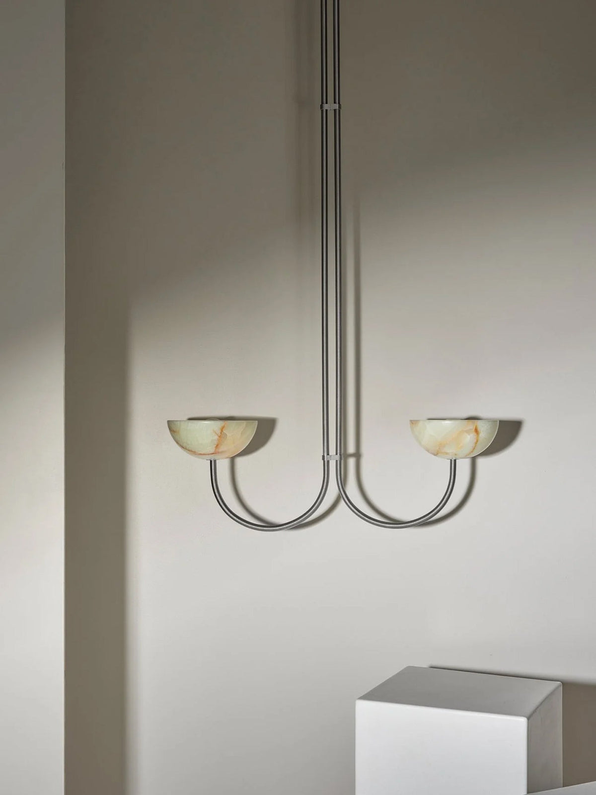 Lunaris Duo Alabaster Pendant Lamp