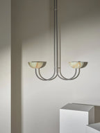 Lunaris Duo Alabaster Pendant Lamp
