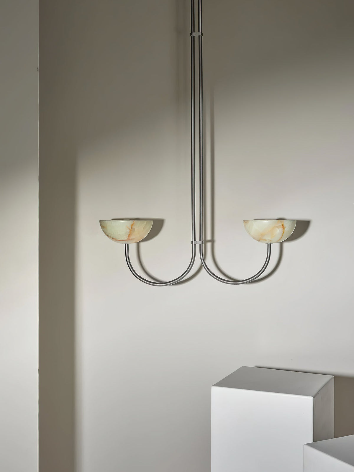 Lunaris Duo Alabaster Pendant Lamp