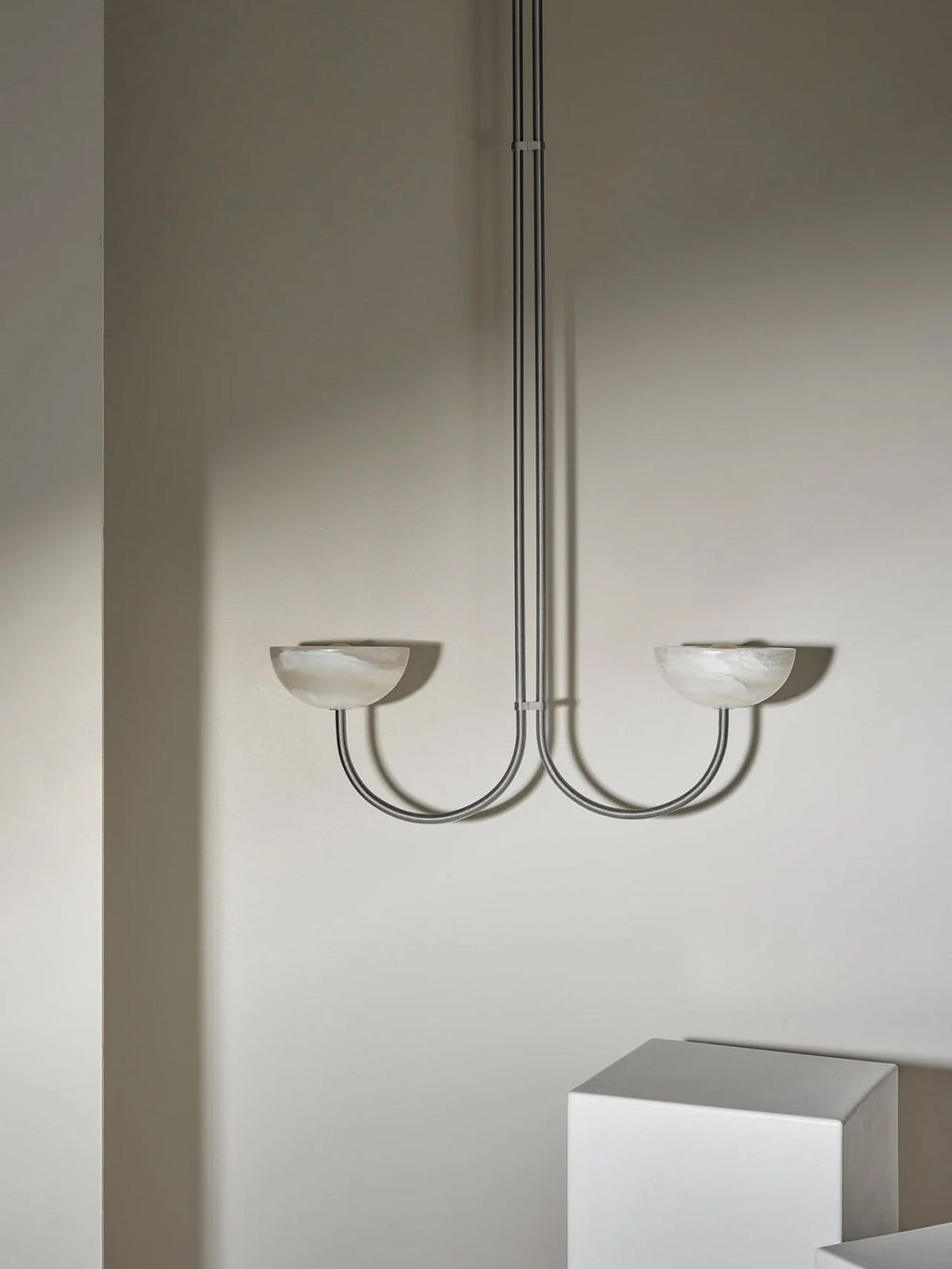 Lunaris Duo Alabaster Pendant Lamp