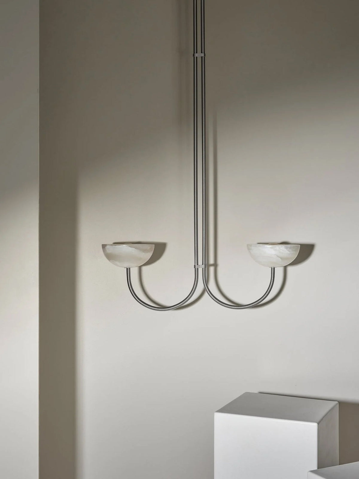 Lunaris Duo Alabaster Pendant Lamp