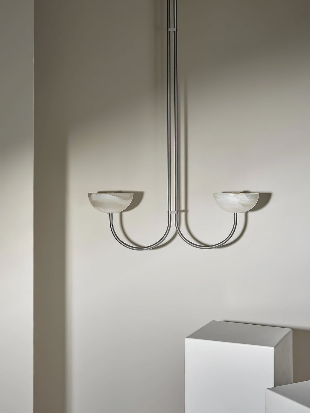Lunaris Duo Alabaster Pendant Lamp