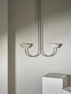 Lunaris Duo Alabaster Pendant Lamp