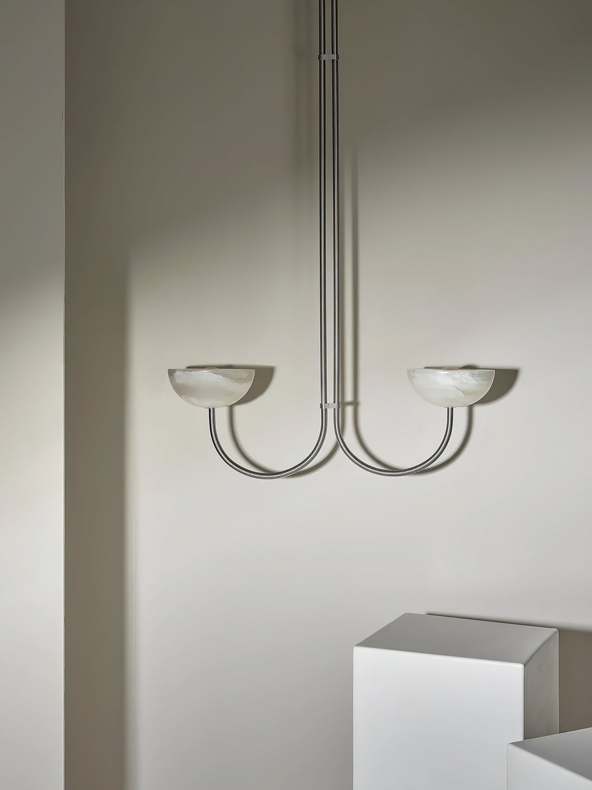 Lunaris Duo Alabaster Pendant Lamp