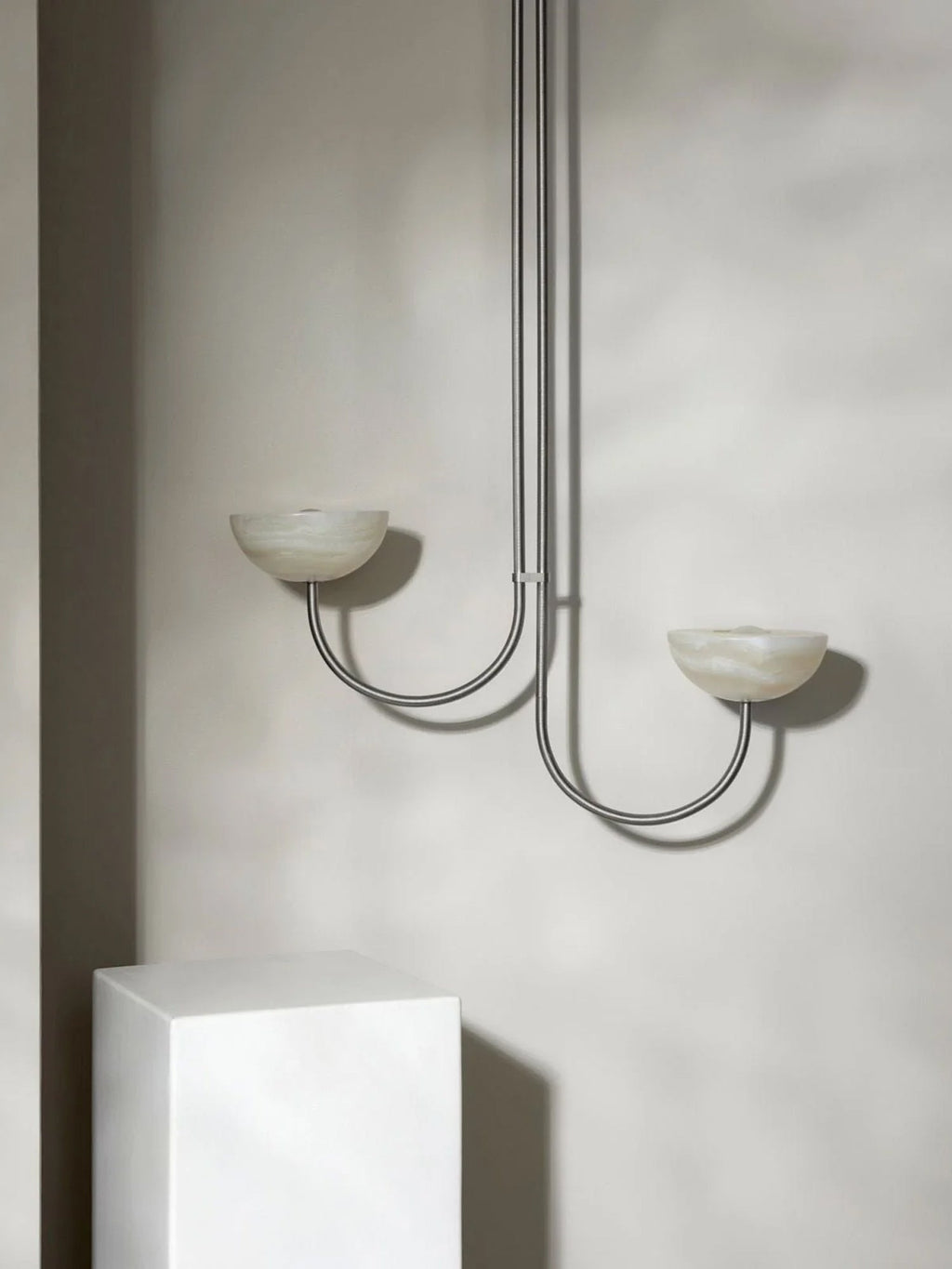 Lunaris Duo Alabaster Pendant Lamp