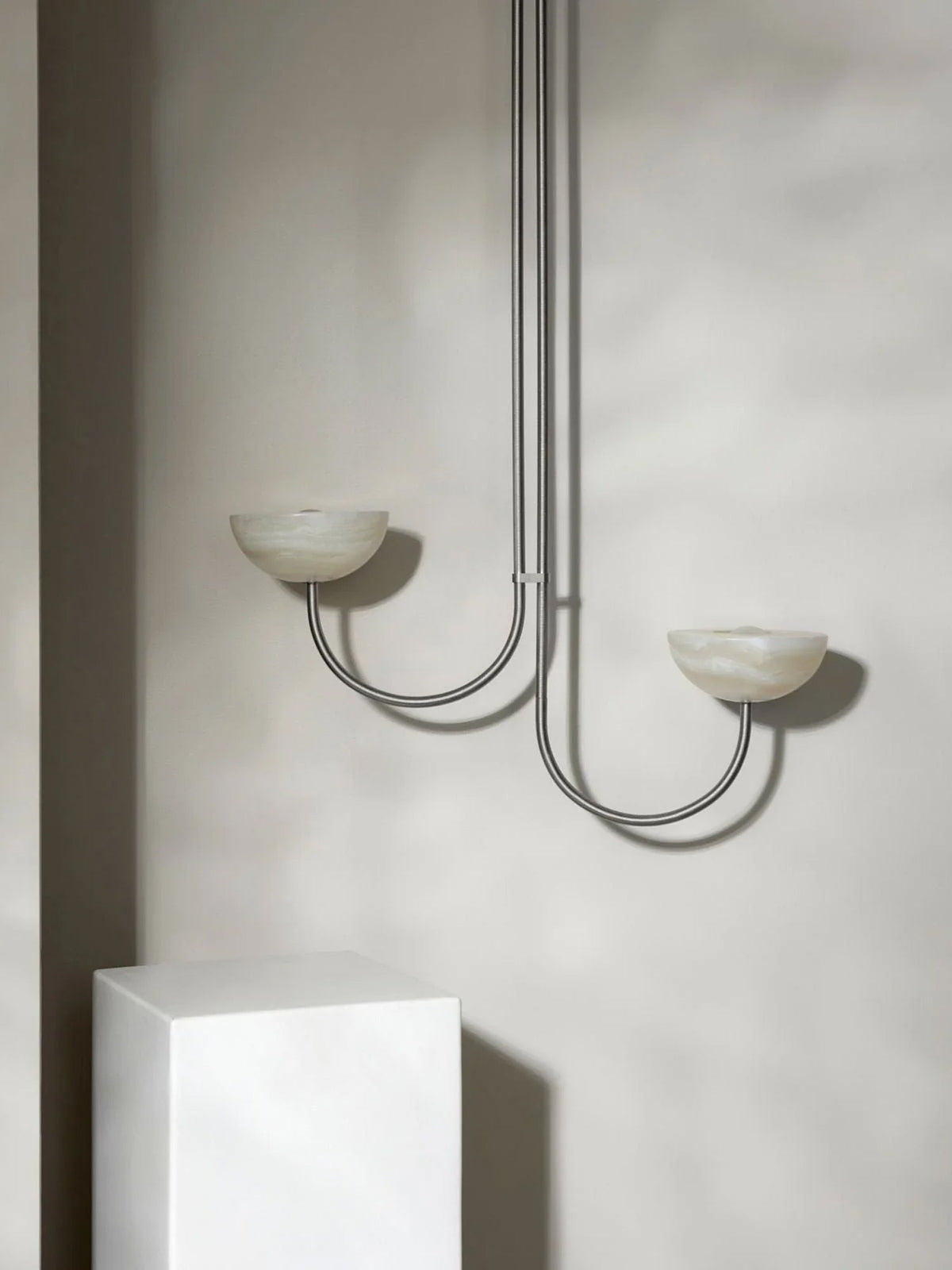 Lunaris Duo Alabaster Pendant Lamp