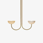 Lunaris Duo Alabaster Pendant Lamp