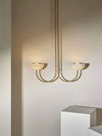 Lunaris Duo Alabaster Pendant Lamp