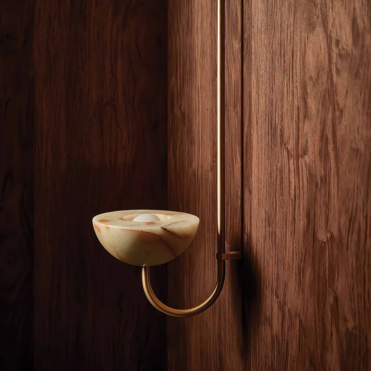 Lunaris Duo Alabaster Pendant Lamp