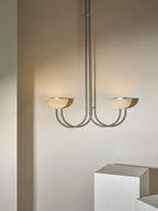 Lunaris Duo Alabaster Pendant Lamp