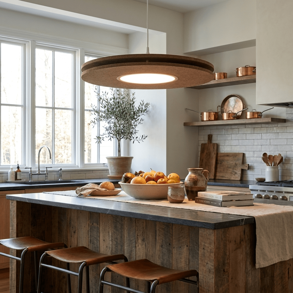 Disc Acoustic Pendant Light