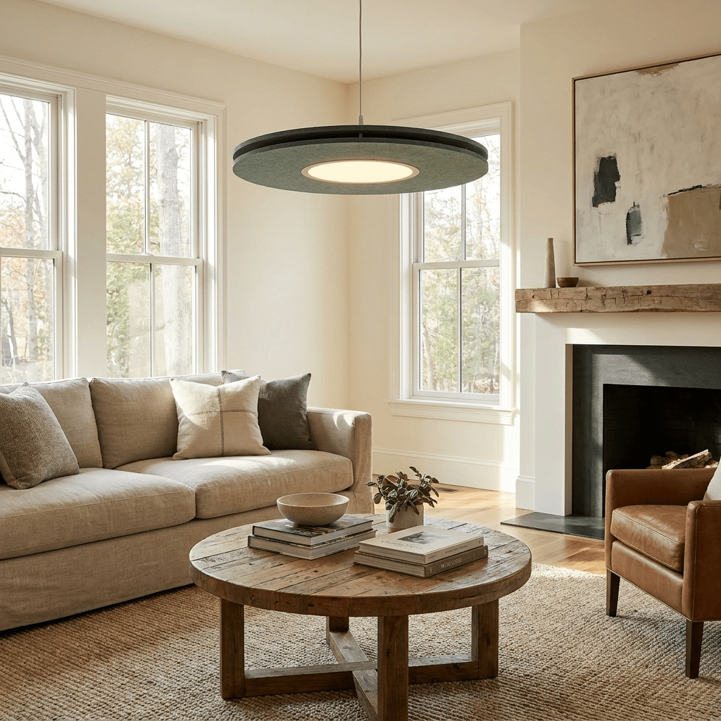 Disc Acoustic Pendant Light