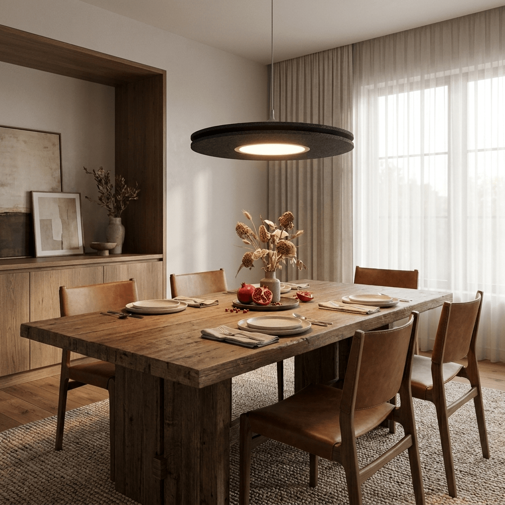 Disc Acoustic Pendant Light
