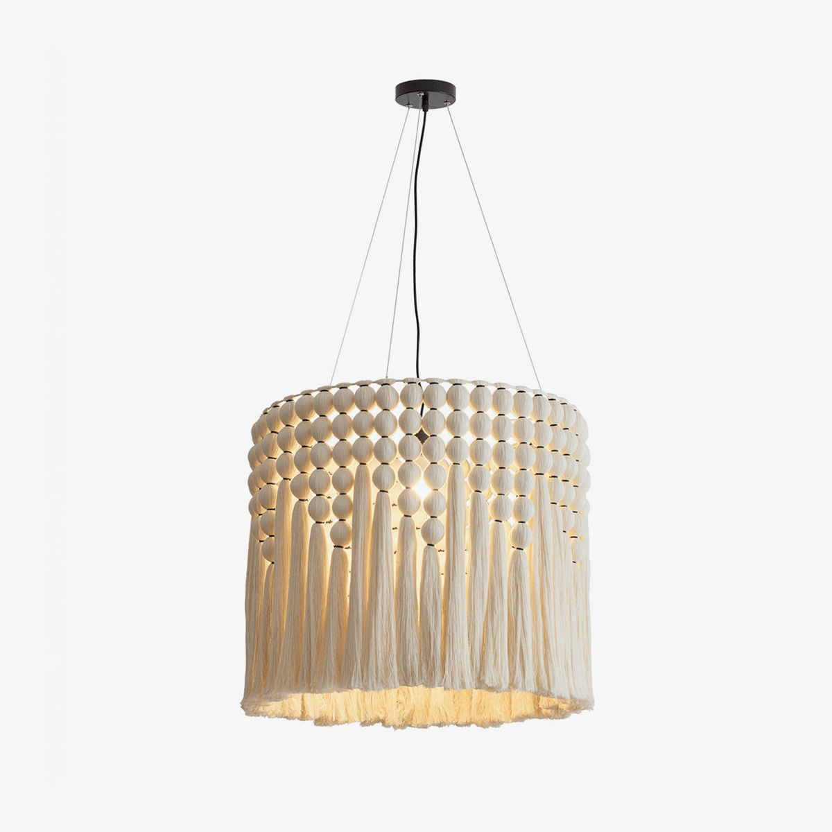 Cotton Tassel Pendant Lamp
