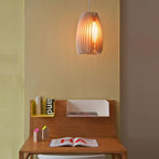 Wooden Orb Pendant Lamp