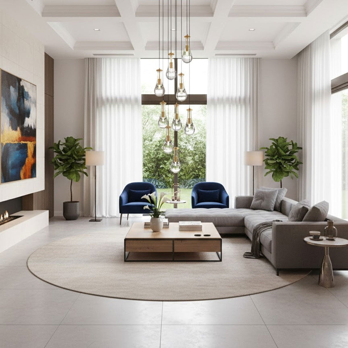 Leontine Glass Pendant Lamp
