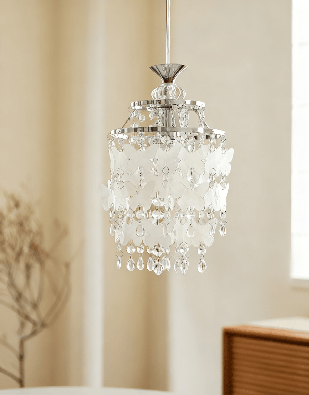 Butterfly Crystal Pendant Light