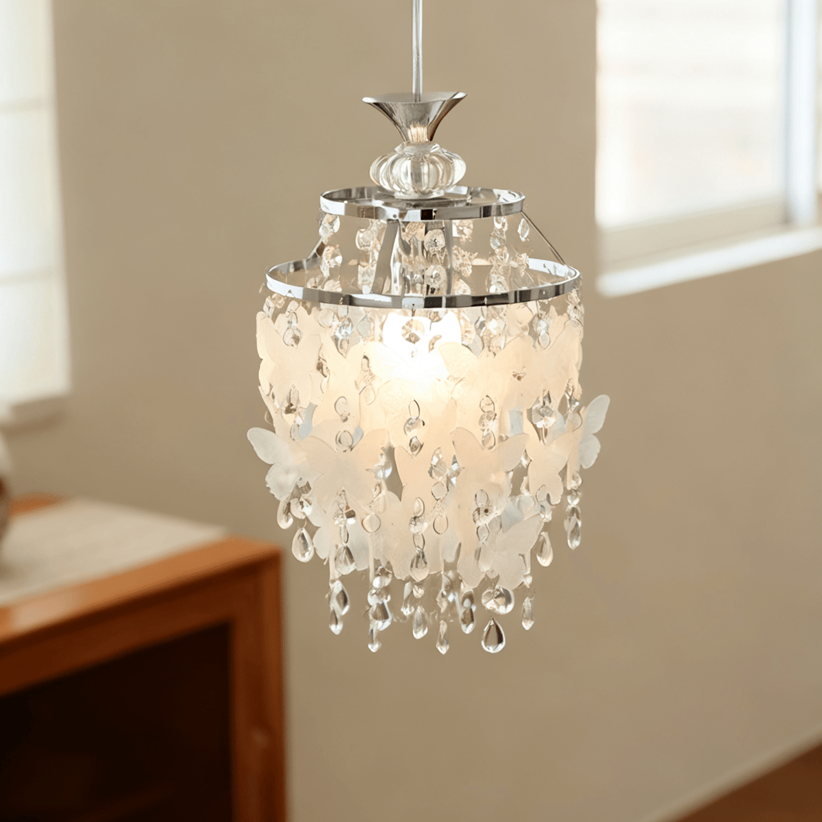 Butterfly Crystal Pendant Light