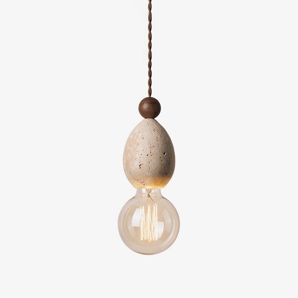 Eryndor Travertine Pendant Lamp
