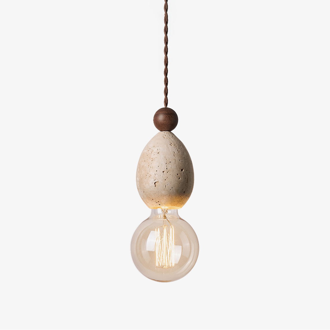 Eryndor Travertine Pendant Lamp