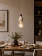 Eryndor Travertine Pendant Lamp