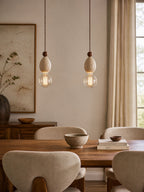 Eryndor Travertine Pendant Lamp