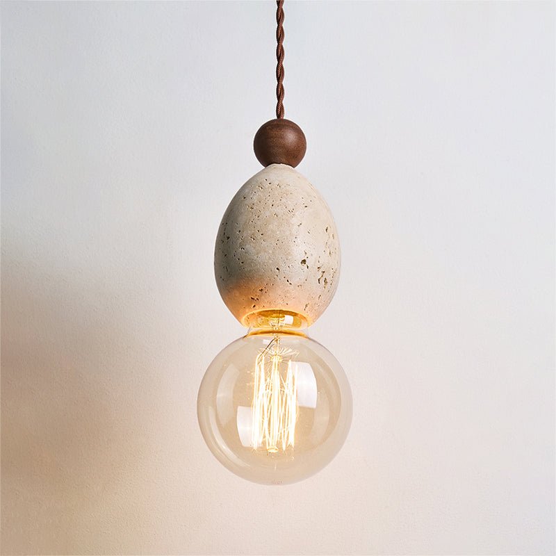 Eryndor Travertine Pendant Lamp