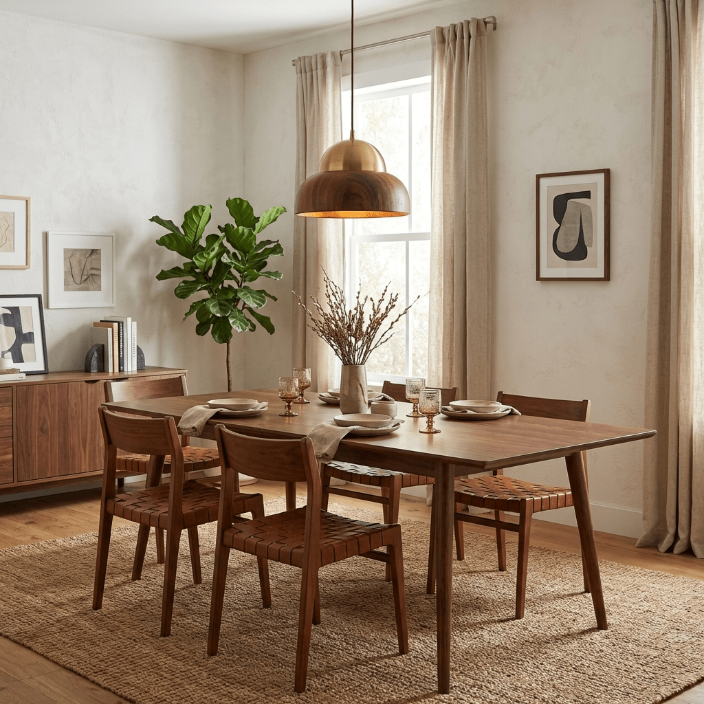 Bravon Wood Dome Pendant Lamp
