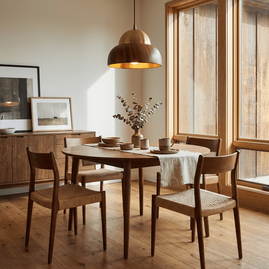 Bravon Wood Dome Pendant Lamp