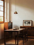 Bravon Wood Dome Pendant Lamp