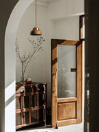 Bravon Wood Dome Pendant Lamp