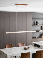 Linear Travertine Pendant Lamp