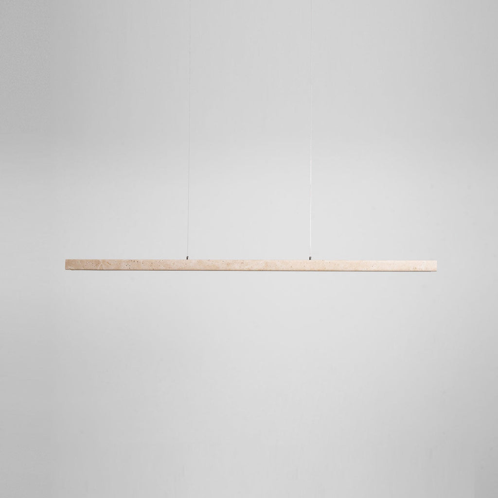 Linear Travertine Pendant Lamp
