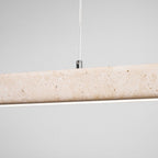 Linear Travertine Pendant Lamp