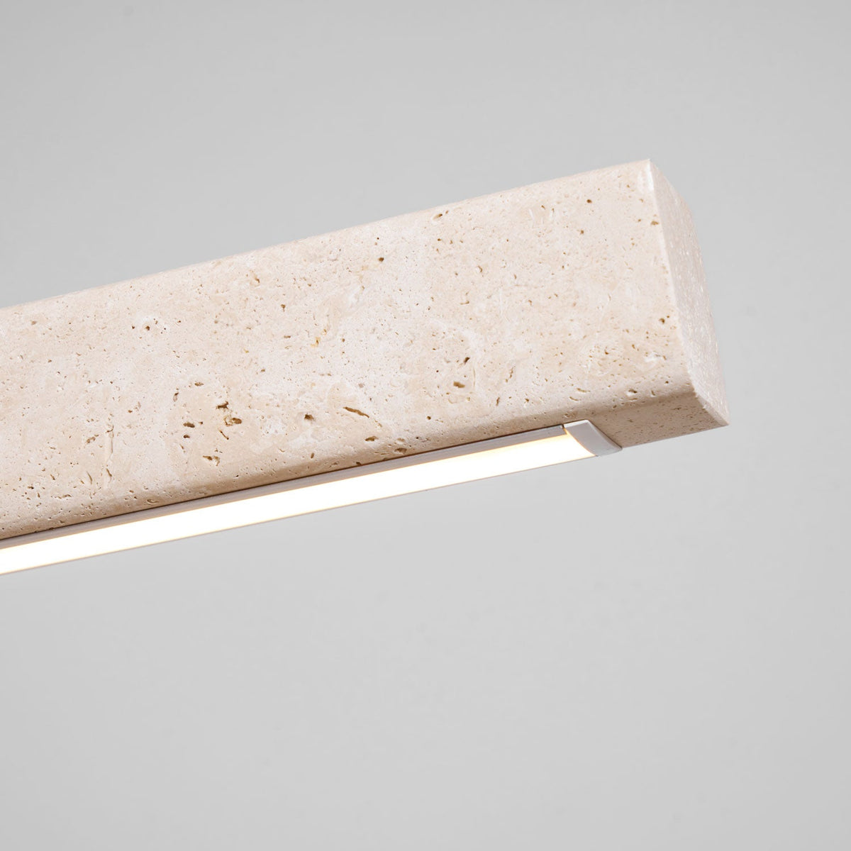 Linear Travertine Pendant Lamp