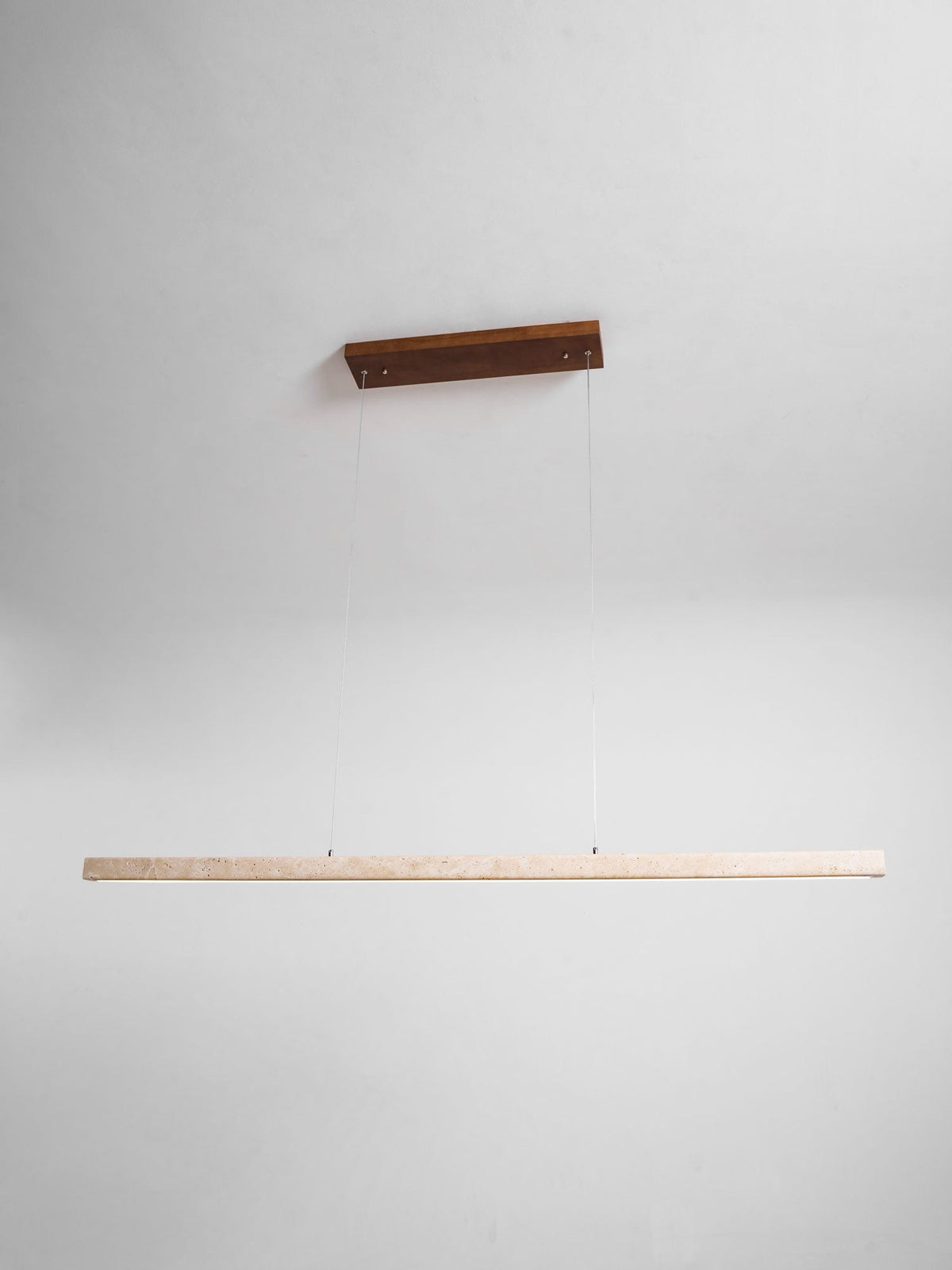 Linear Travertine Pendant Lamp