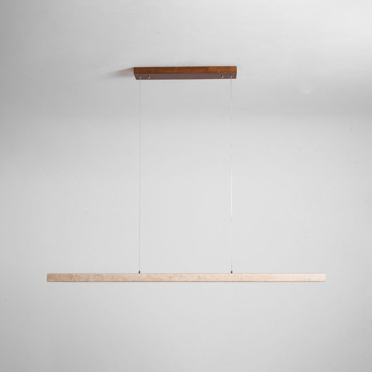 Linear Travertine Pendant Lamp