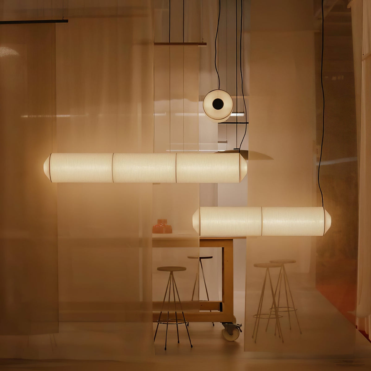 Tekio Imitation Silk Pendant Lamp
