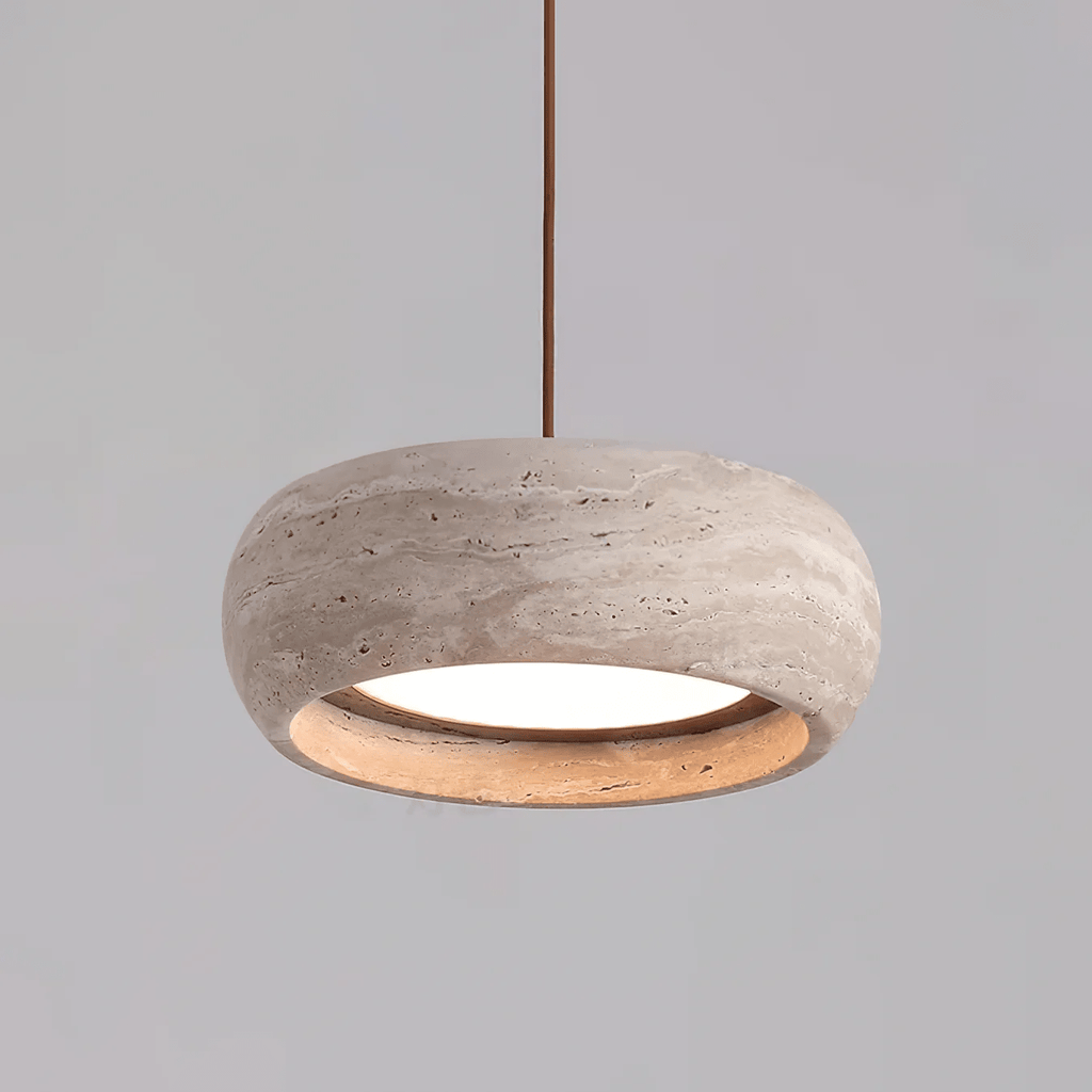 Donut Travertine Pendant Lamp