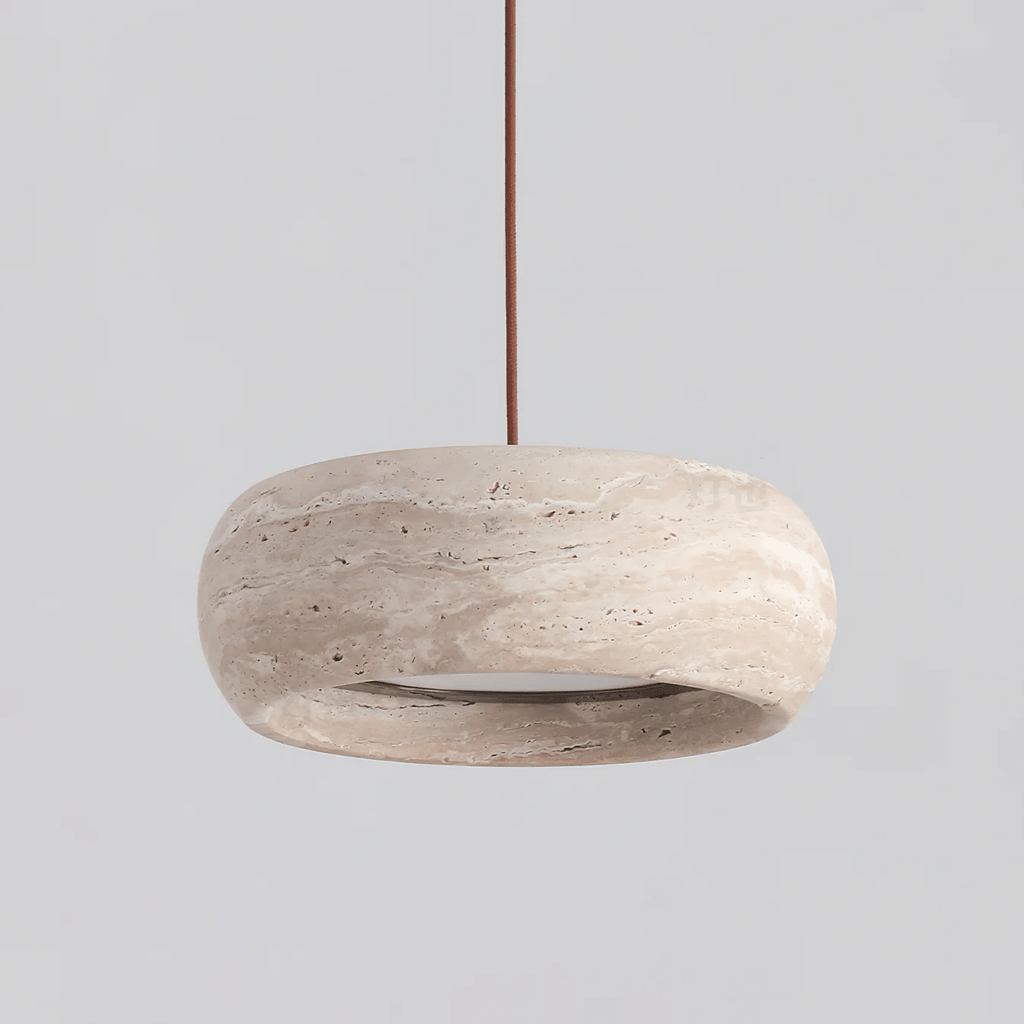 Donut Travertine Pendant Lamp
