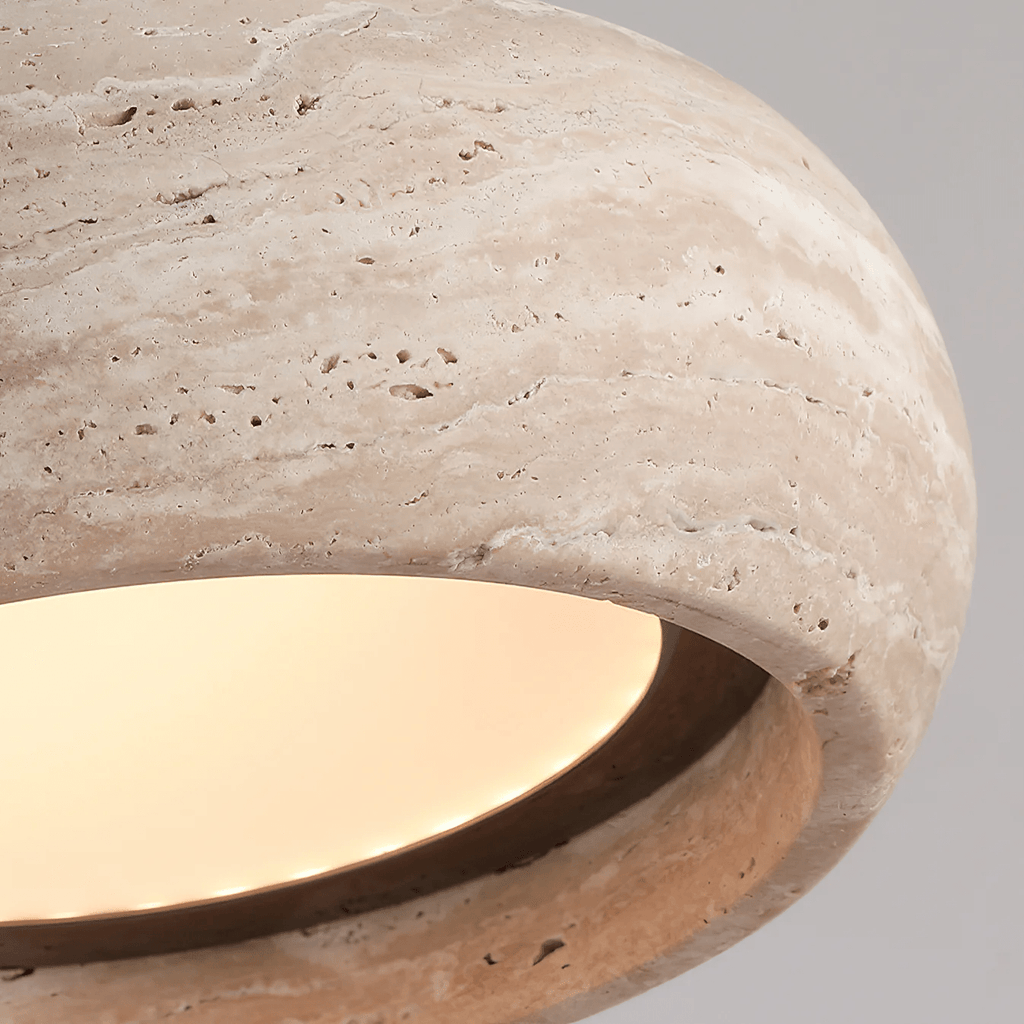 Donut Travertine Pendant Lamp