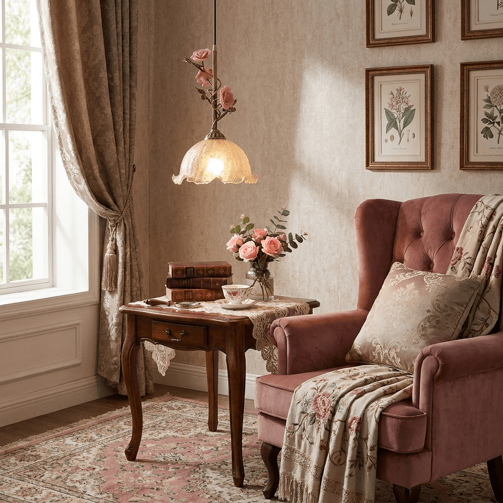 Coralise Rose Pendant Lamp