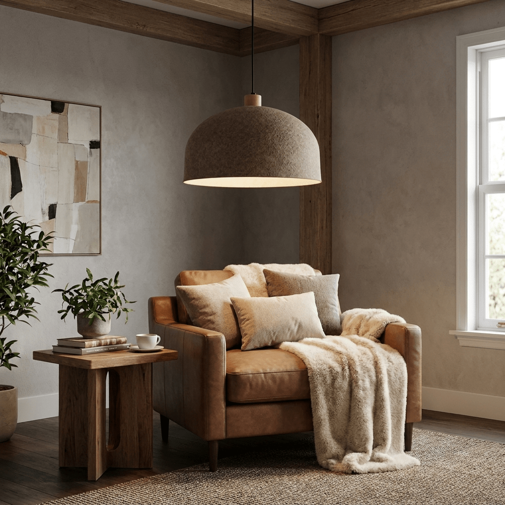 Dome Hat Acoustic Pendant Light
