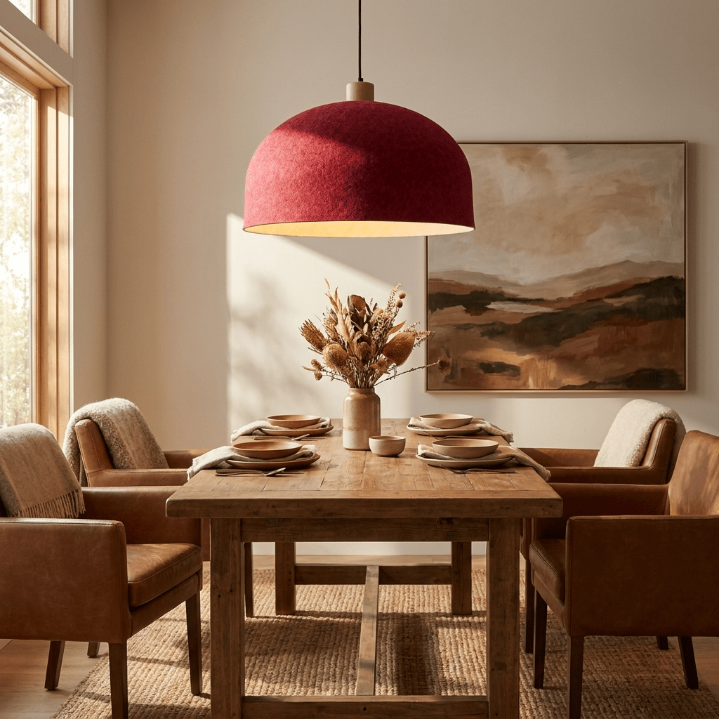Dome Hat Acoustic Pendant Light