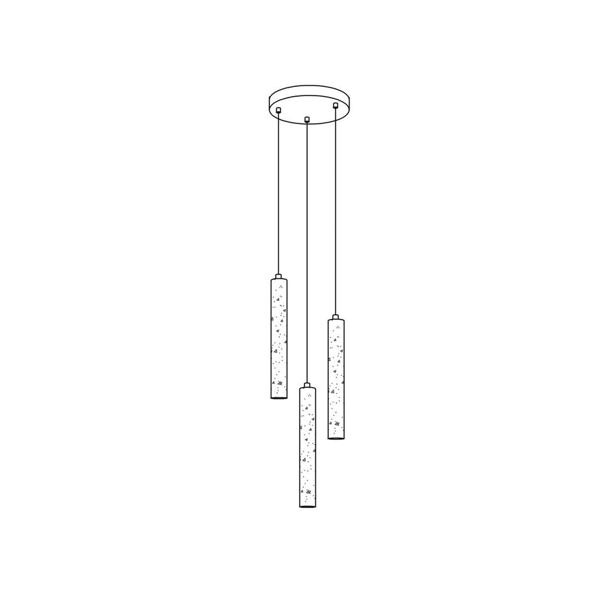 Long Cylinder Pendant Lamp