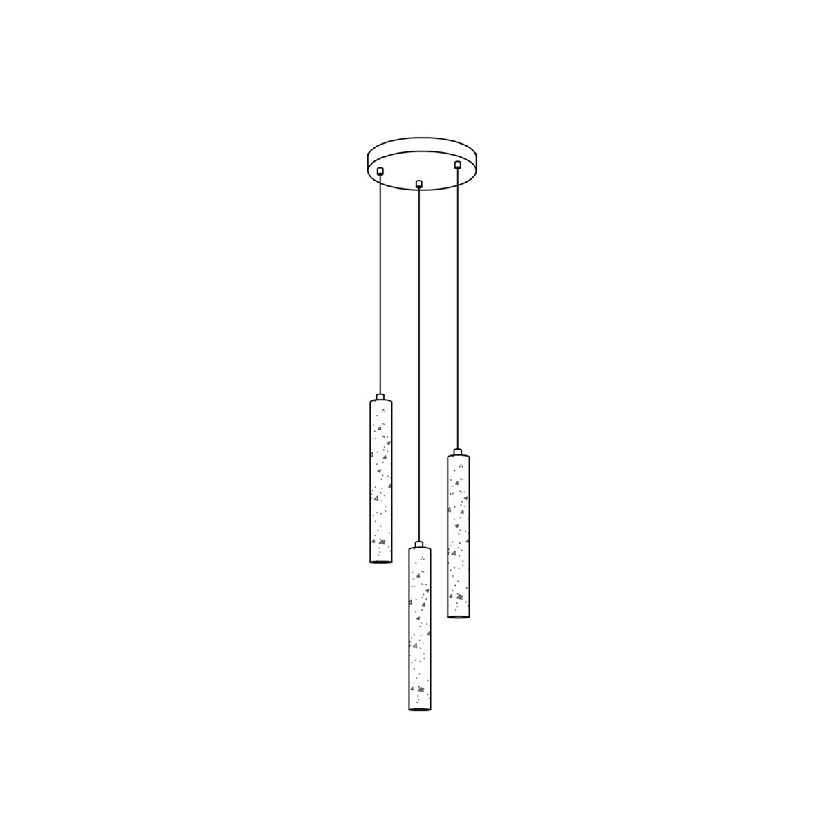 Long Cylinder Pendant Lamp