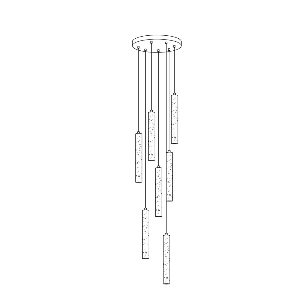 Long Cylinder Pendant Lamp