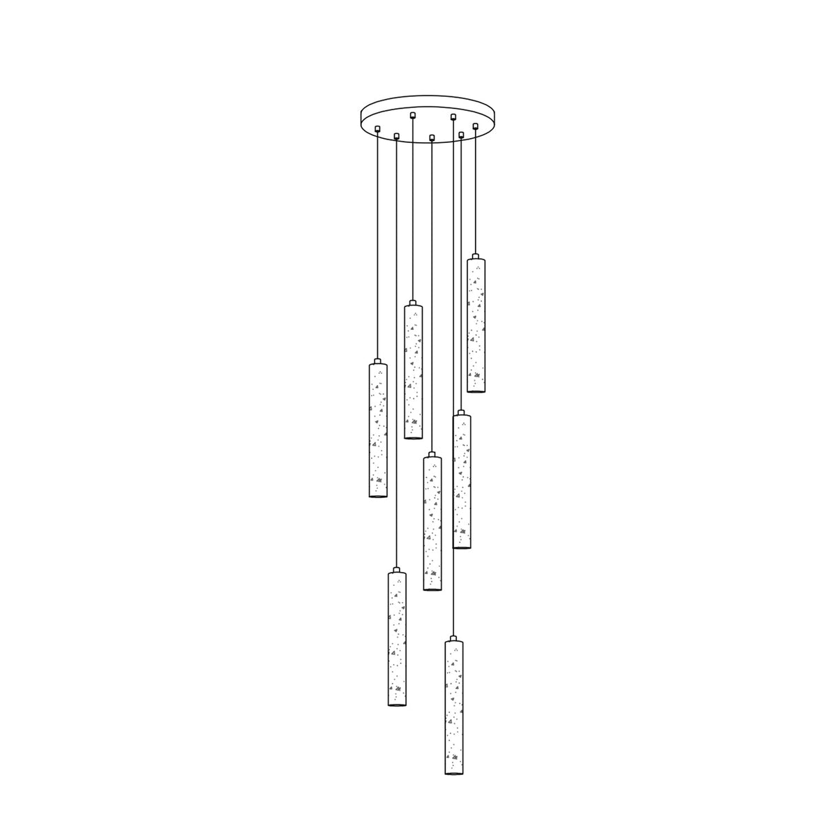 Long Cylinder Pendant Lamp