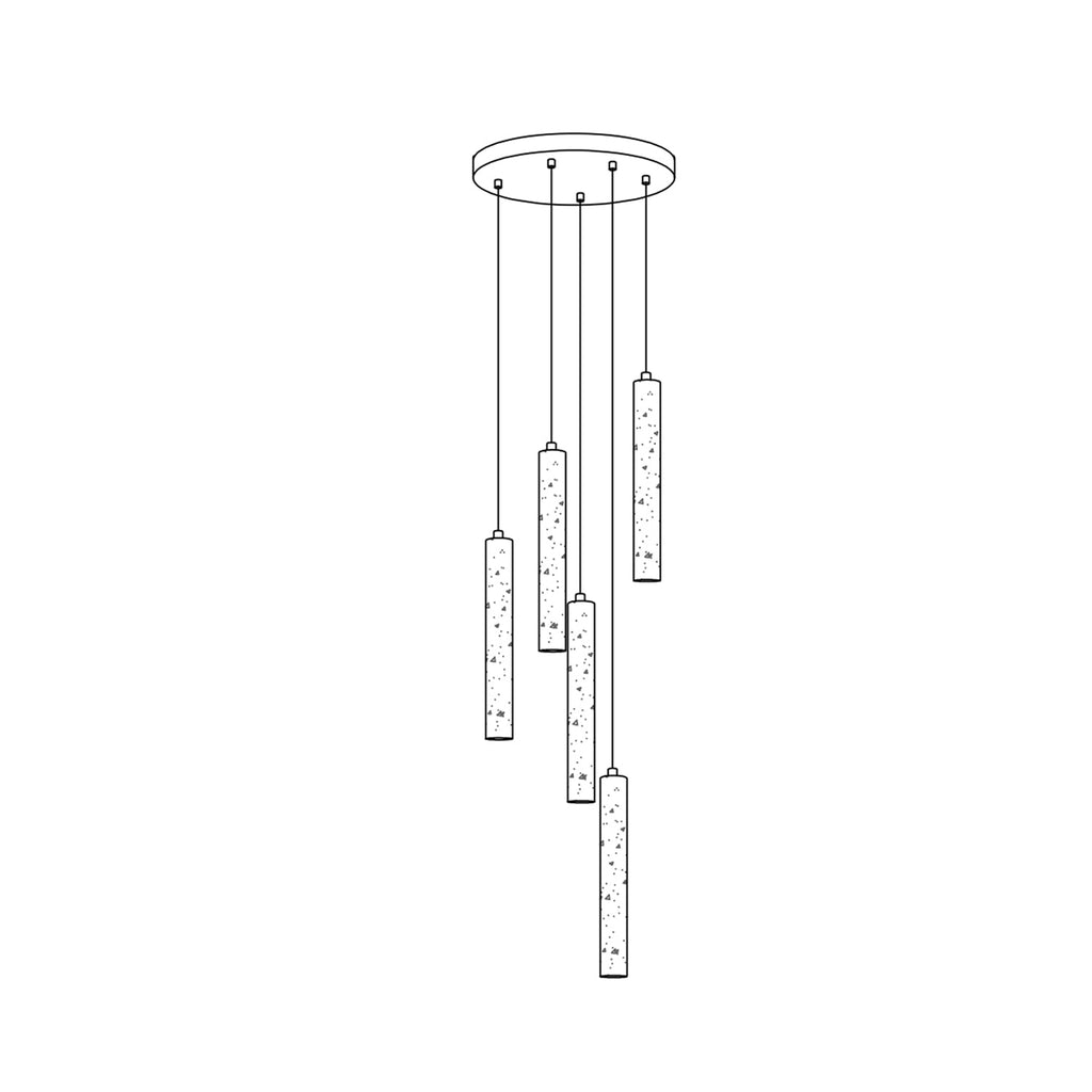 Long Cylinder Pendant Lamp